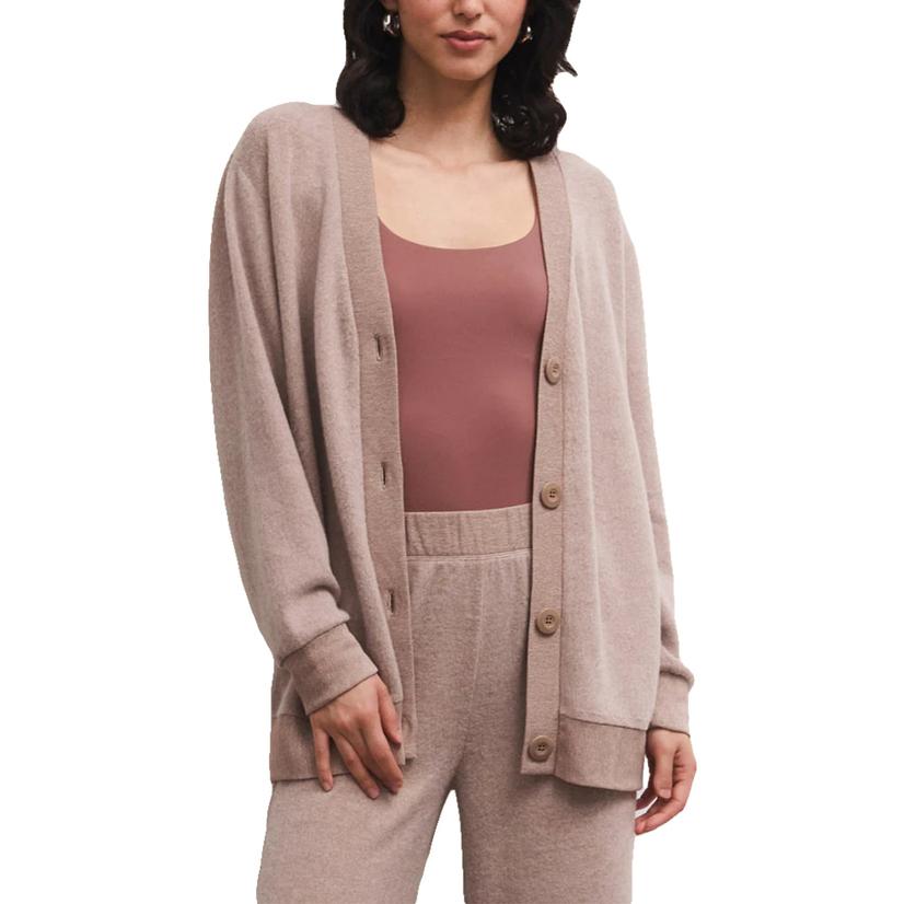 Z Supply Pamelia Cozy Toffee Women's Cardigan