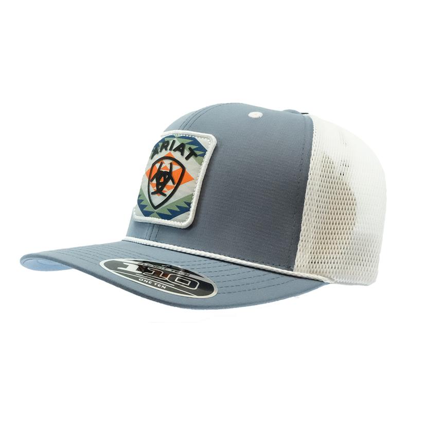 Ariat South West Blue Patch Meshback Cap