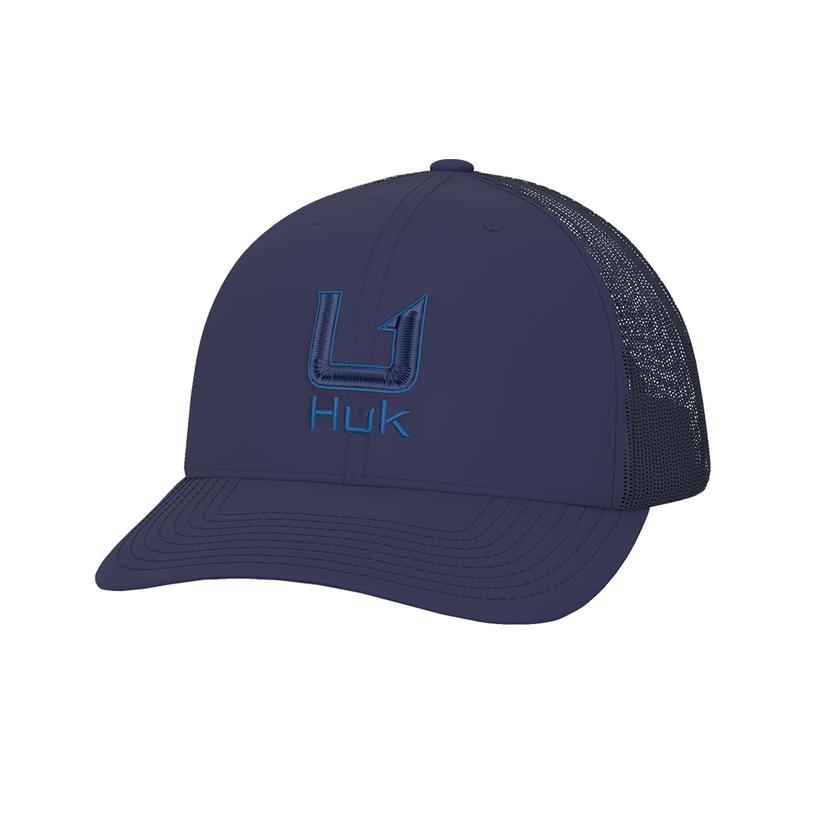 Huk Filled Barb U Trucker Naval Academy Men's Cap