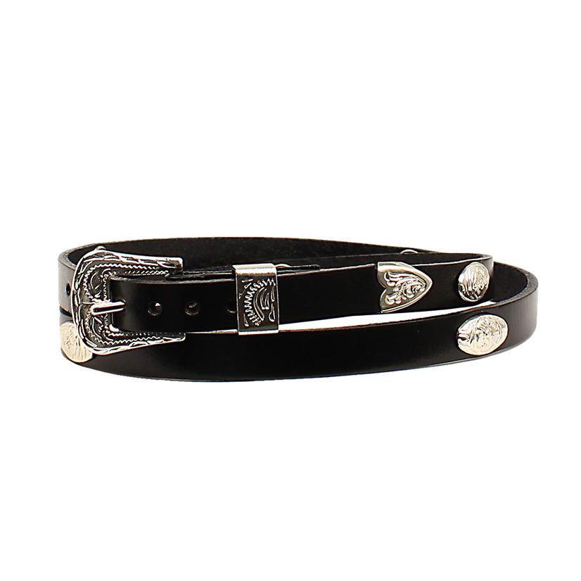 3/8" Black Hat Band