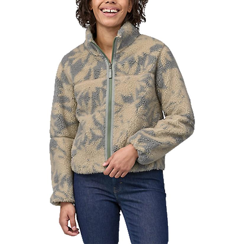 Patagonia Sleet Green Lunar Dusk Women's Jacket