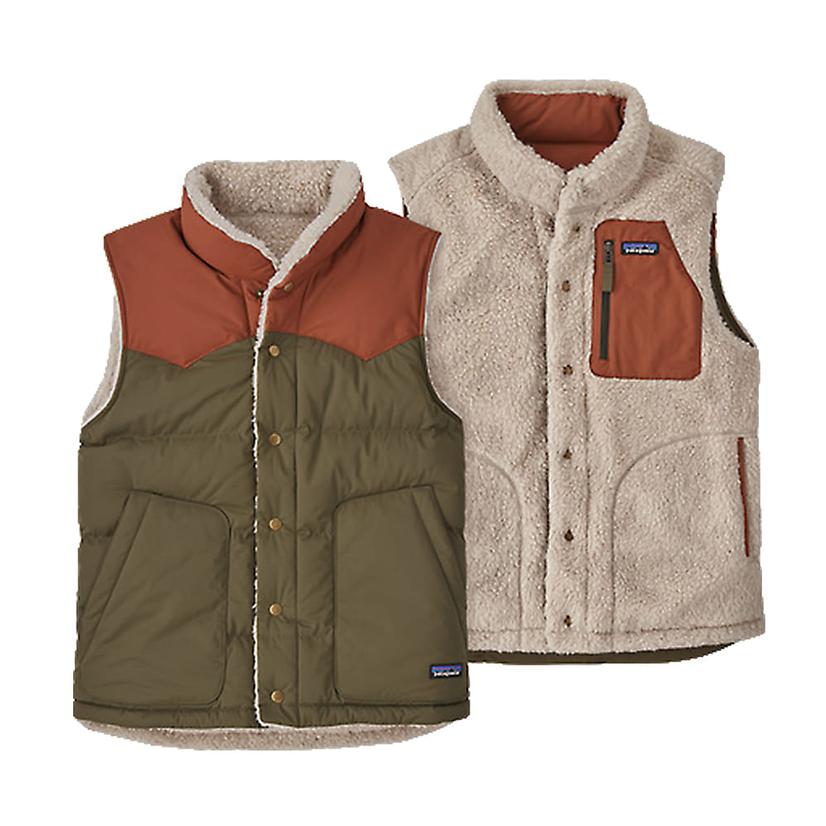 Patagonia Basin Green Reversible Bivy Down Men's Vest