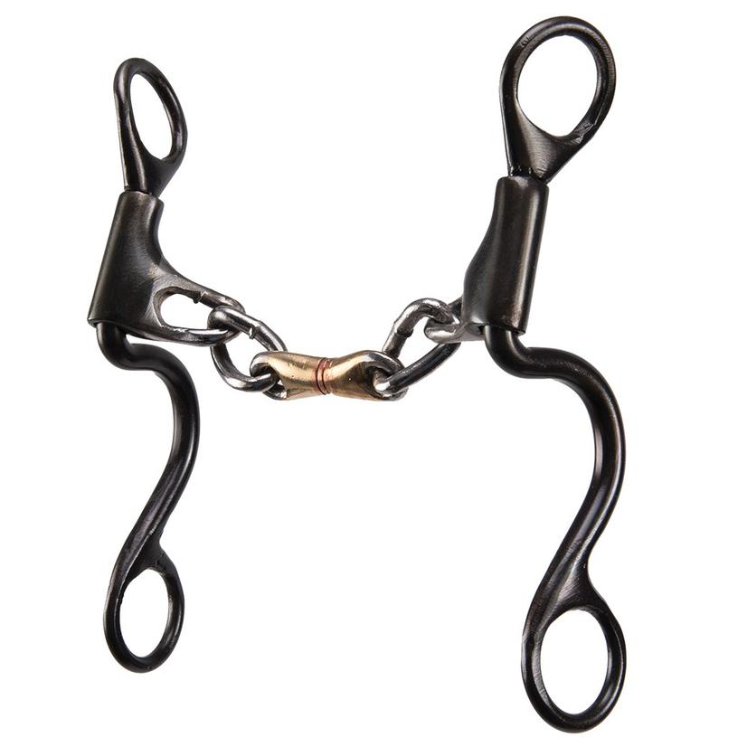 Dutton 6.5" S Cheek Dogbone Chain Mouth Bit