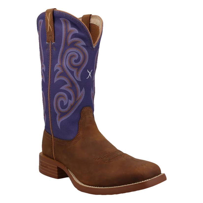 Twisted X Boots Western 11" Tech X Distressed Women's Saddle And Iris Boots