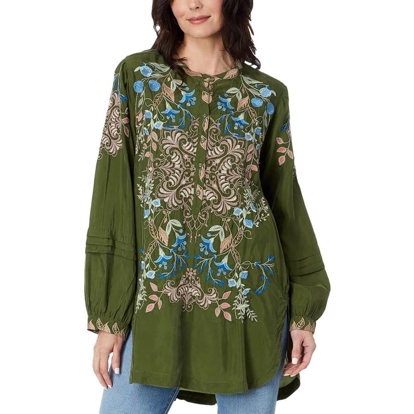 Johnny Was Gila Multi-Color Women's Blouse