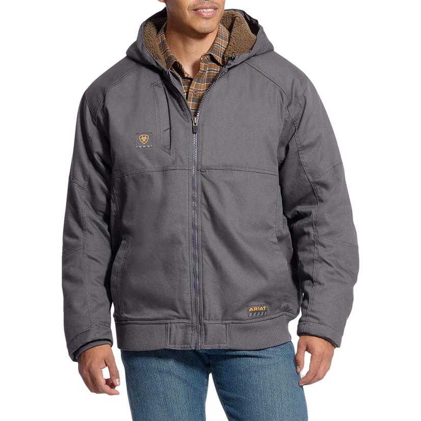 Ariat Rebar Dura Canvas Grey Men's Jacket