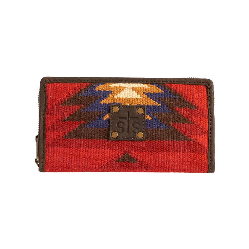 STS Ranchwear Crimson Sun Ladies Bifold Wallet