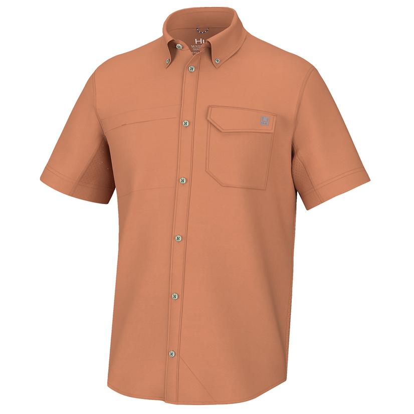 Huk Sunburn Tide Point Short Sleeve Men's Shirt