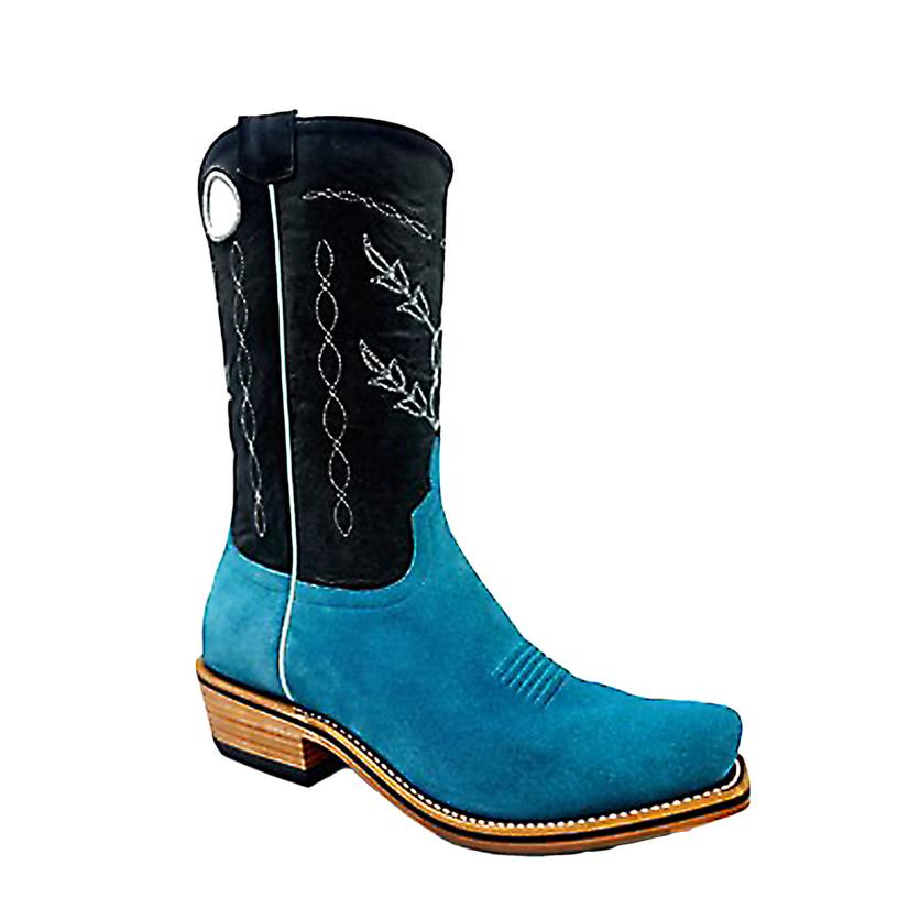 Horsepower High Noon Turquoise Roughout Men's Boots