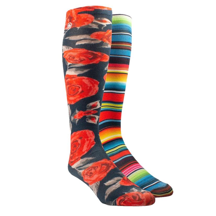 Ariat Ladies Knee High Socks Multi Color