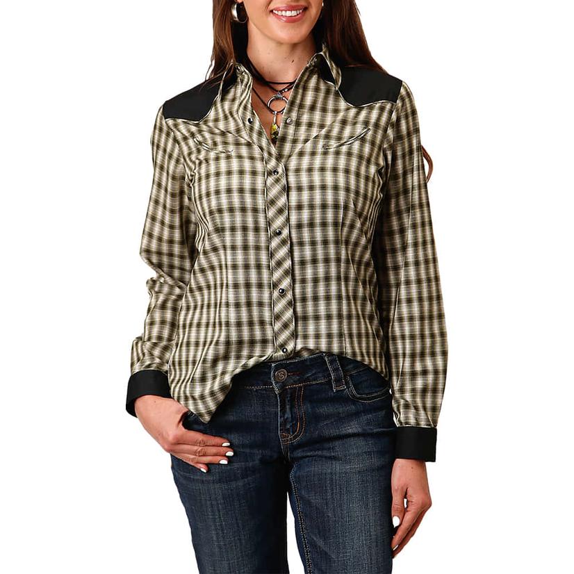 Roper Special Plaid Long Sleeve Snap Women's Blouse