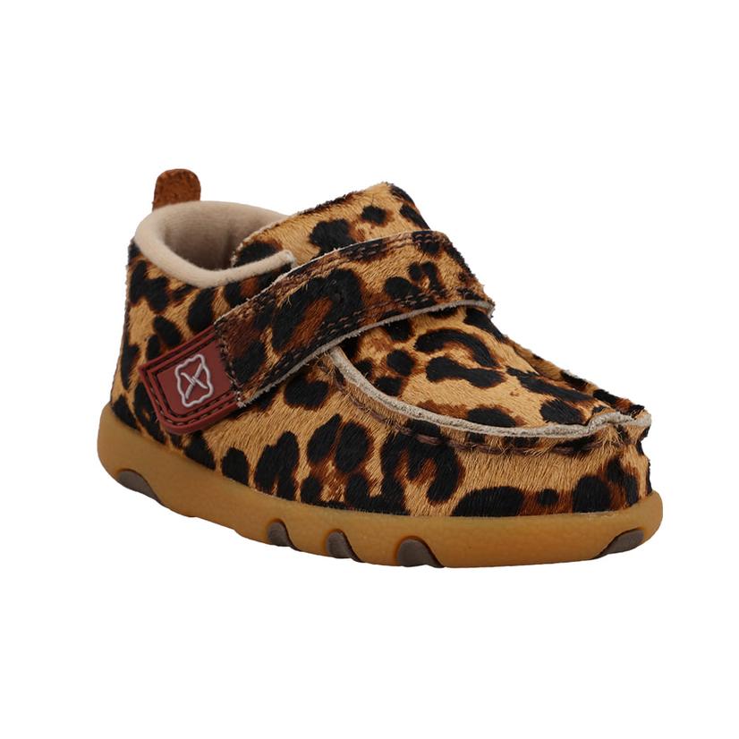 Twisted X Leopard Driving Moc Infant