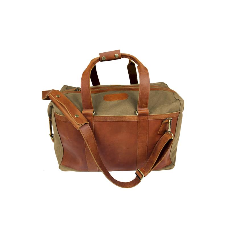 Jon Hart Khaki Canvas JH Duffel