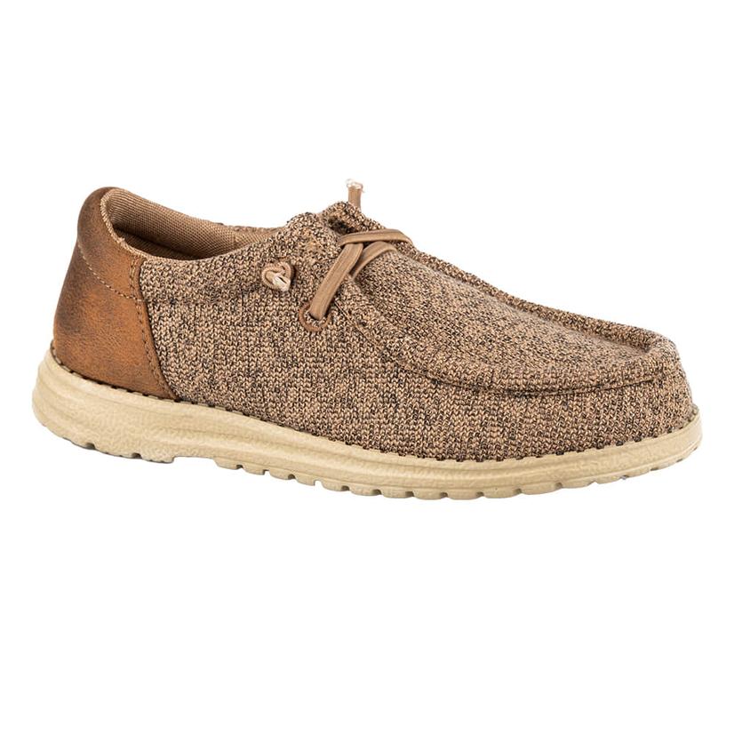 Roper Boy's Brown Hang Loose Shoe