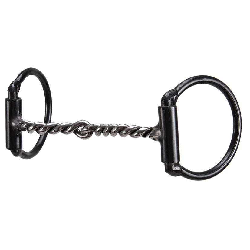 Dutton Medium Twisted Offset D Snaffle Bit