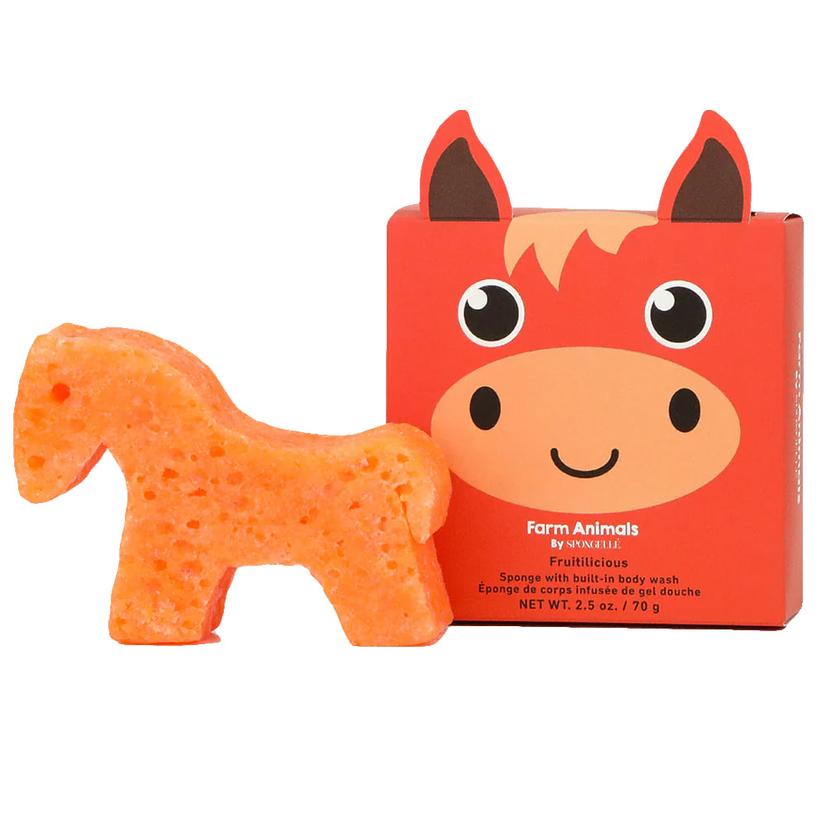 Spongelle Farm Animal Collection Henry Horse Bath Sponge