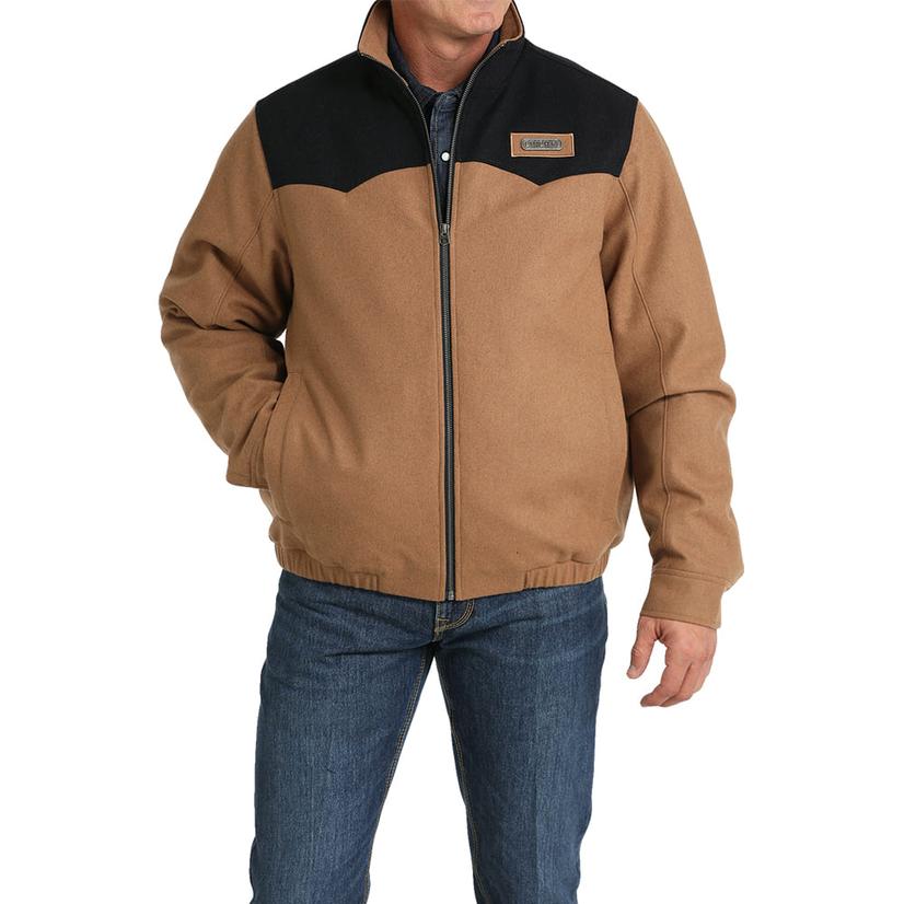 Cinch Brown Wool Concealed Carry Men's Jacket