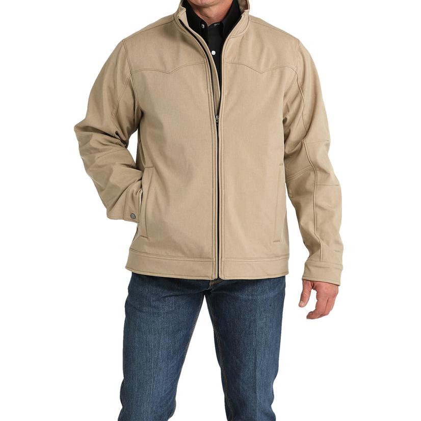 Cinch Khaki Bonded Concealed Carry Men's Jacket