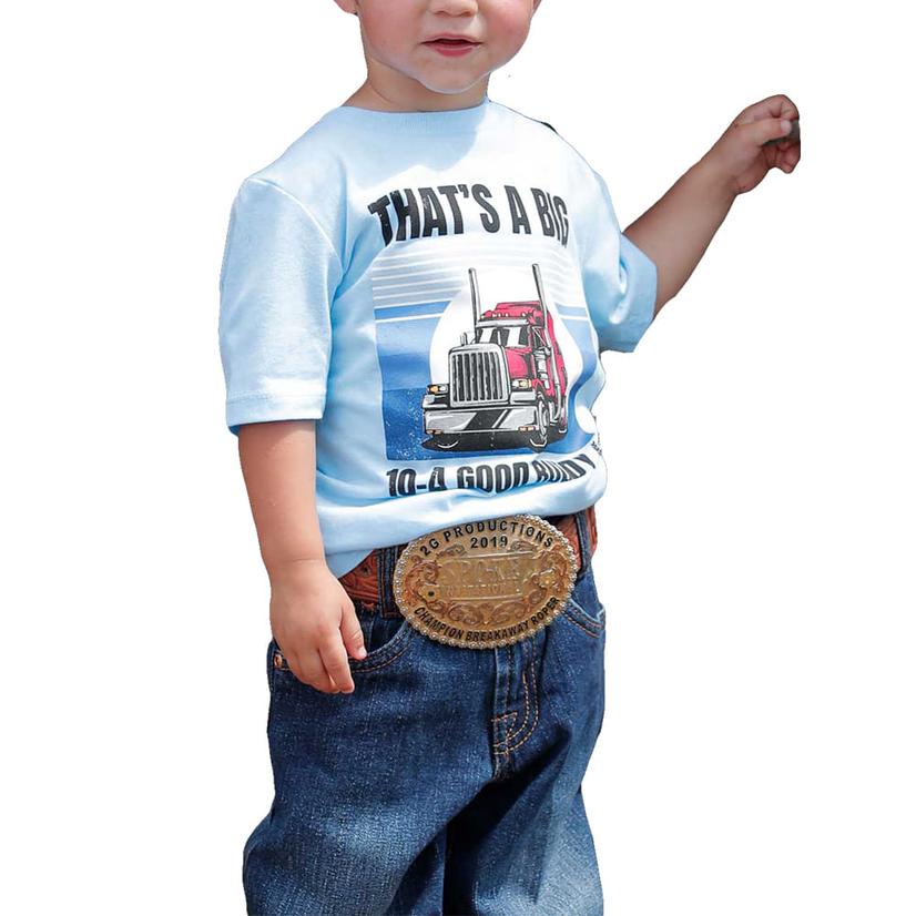 Cinch Blue Graphic Short Sleeve Toddler Boy's T-Shirt