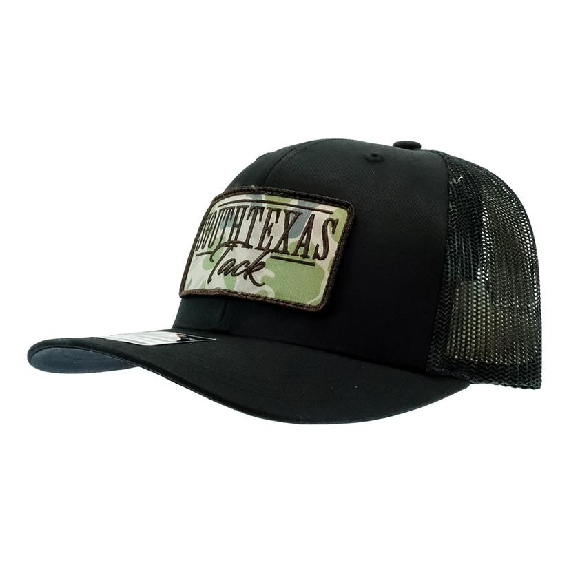 STT Camo Patch Black Meshback Cap