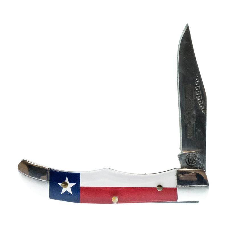 Whiskey Bent Knives God Bless Texas Mini Hunter Knife