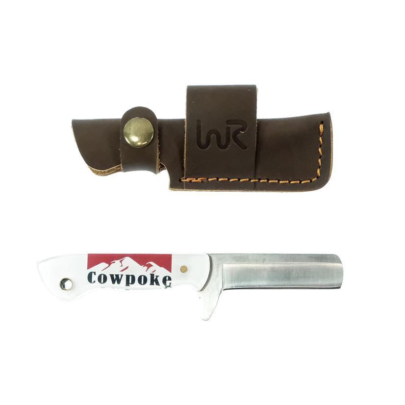 Whiskey Bent Knives Cowpoke Red/Black Bull Cutter Knife