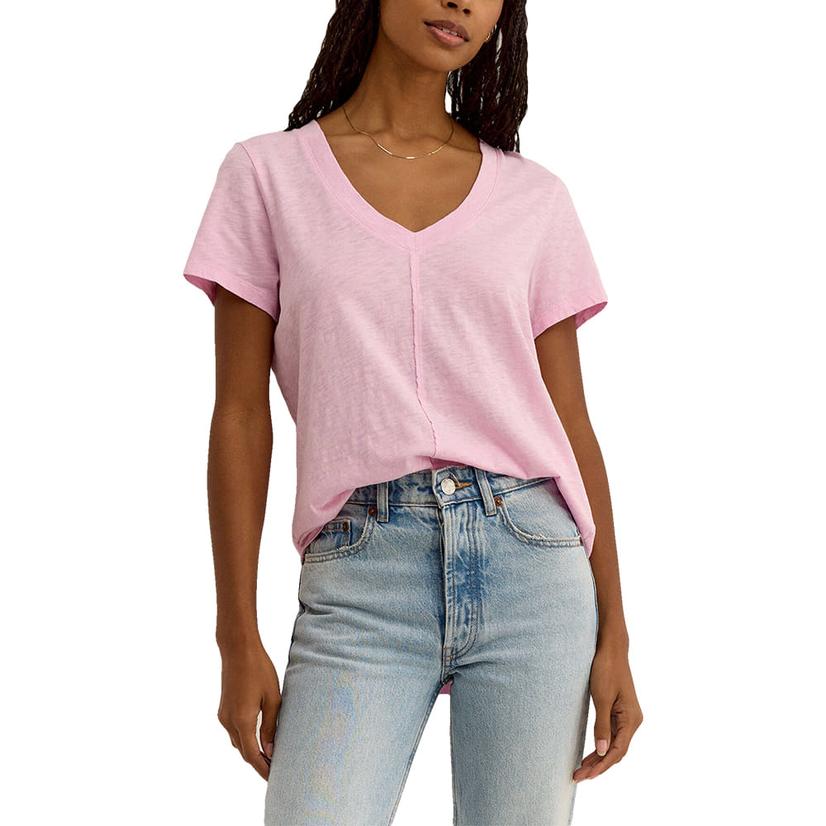 Z Supply Hibiscus Asher V-Neck Women's Tee