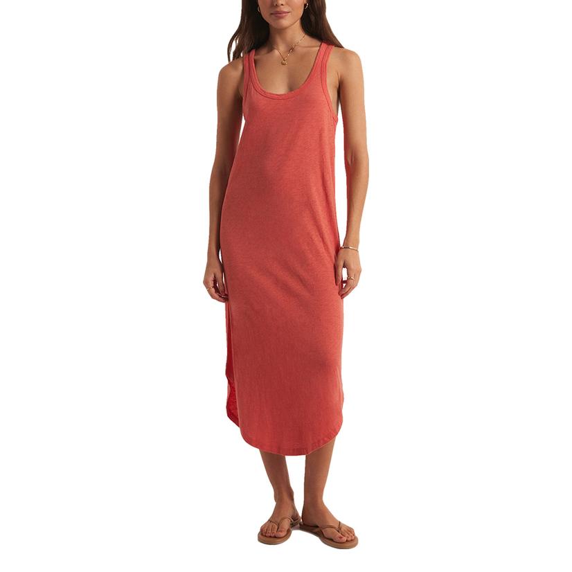 Z Supply Tango Easy Going Cotton Slub Women's Midi Dress