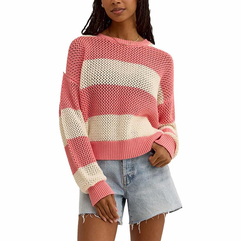 Z Supply Starfish Stripe Broadbeach Women's Sweater