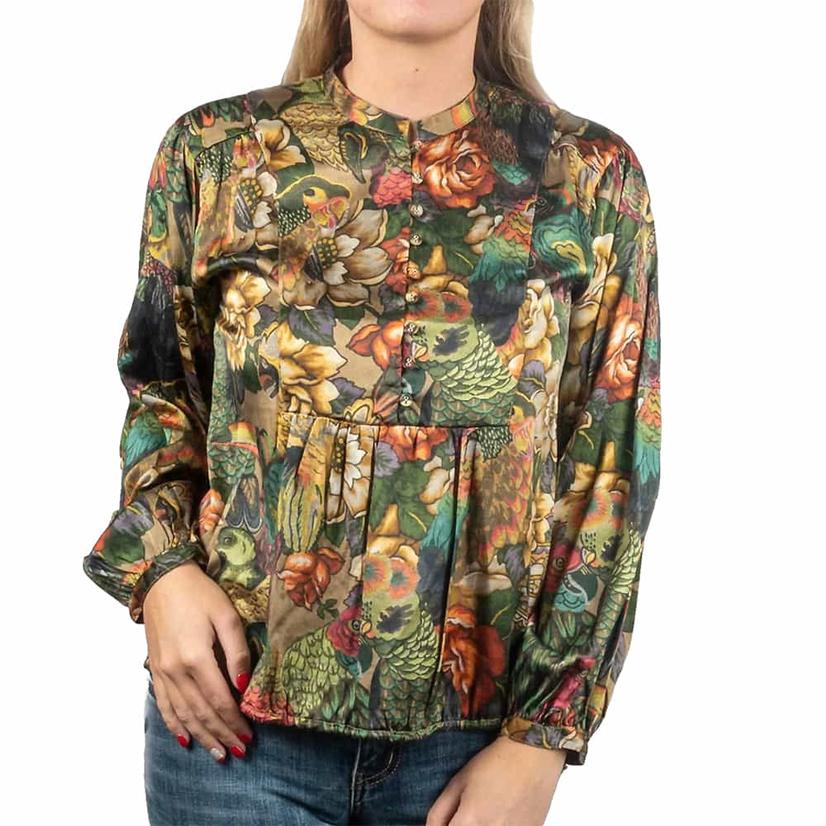 Johnny Was Parrot Cosima Women's Blouse