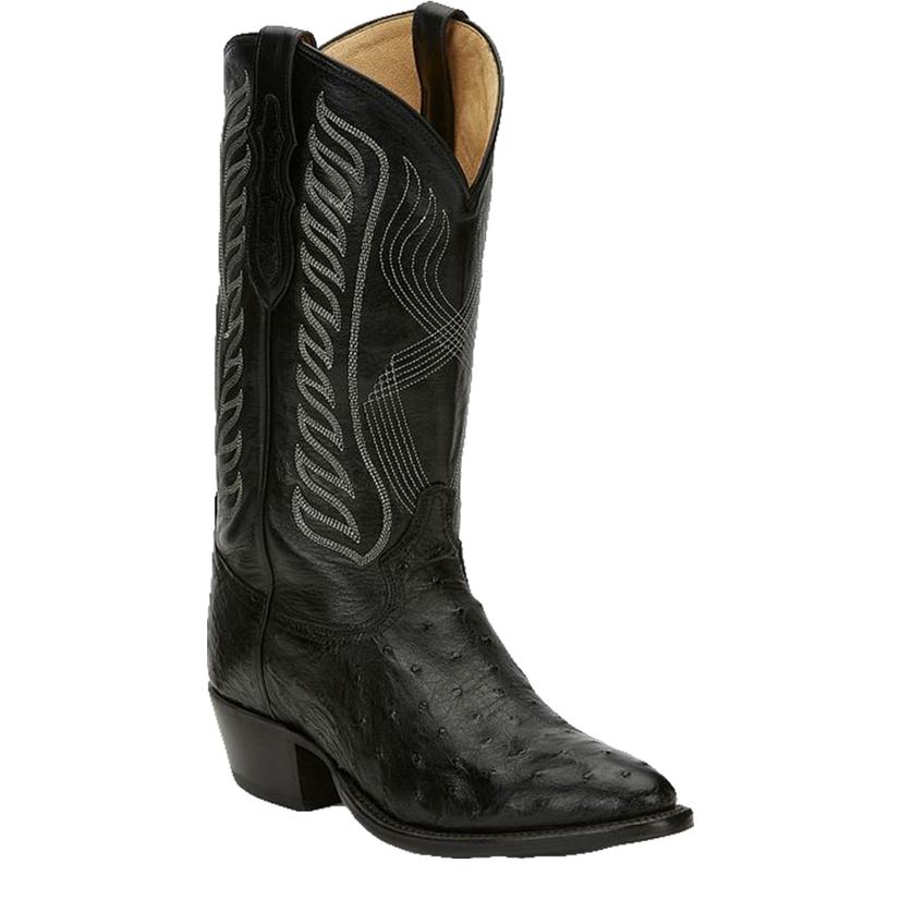 Tony Lama Black McCandles Full Quill Men's Boot