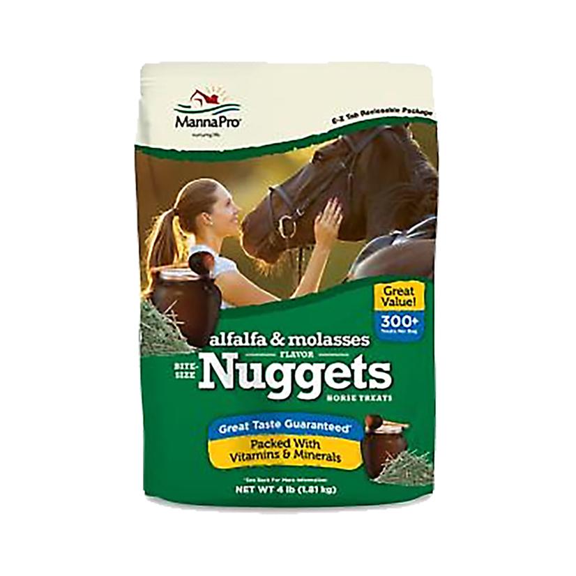 Manna Pro Alfalfa and Molasses Horse Nuggets 1lb Bag