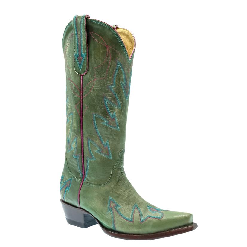 Old Gringo Yippi Ki Yay Vesuvio Green Veeda Women's Boot