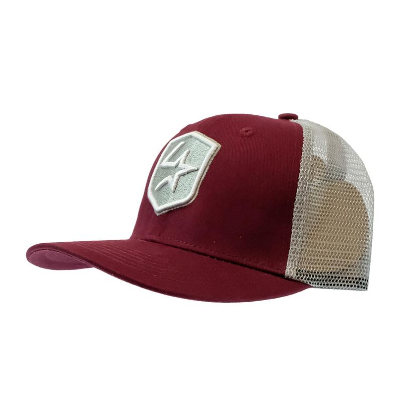 Lone Star Rope Company Grey And Burgundy Trucker Cap