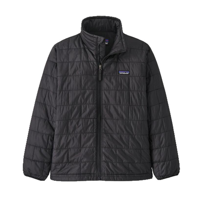 Patagonia Black Nano Puff Brick Boy's Jacket