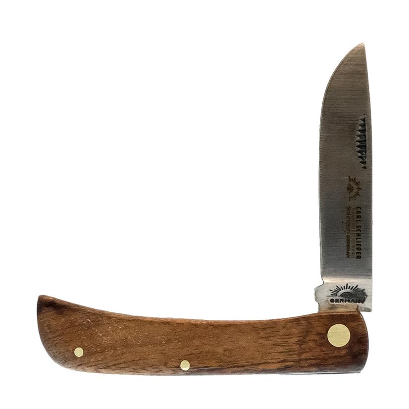 Eye Brand Carbon Steel Brown Wood Handle Knife