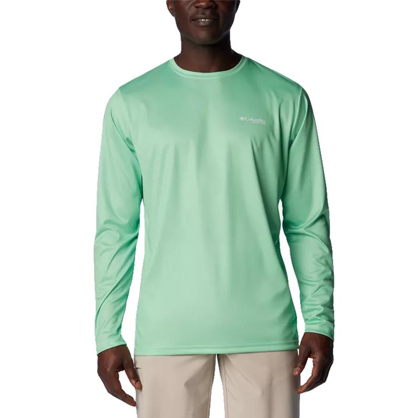 Columbia Ocean Mint Terminal Tackle PFG Long Sleeve Men's Shirt