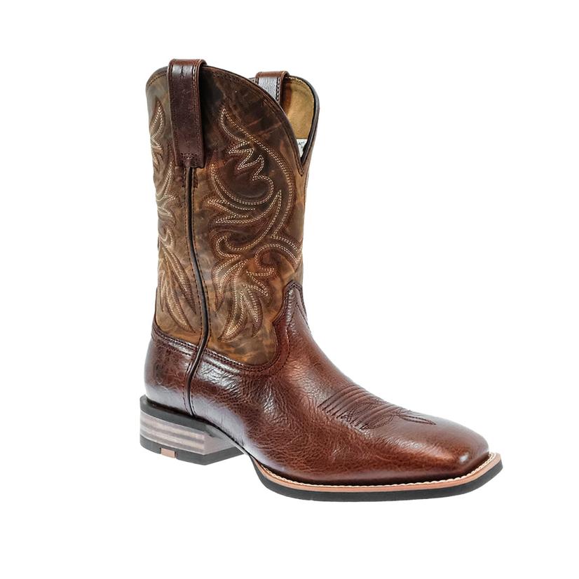 Ariat Beasty Brown Slingshot Rugged Tan Men's Cowboy Boots