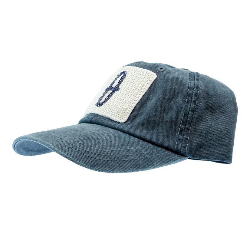 STT Bar Nothing Navy Sequin Patch Cap