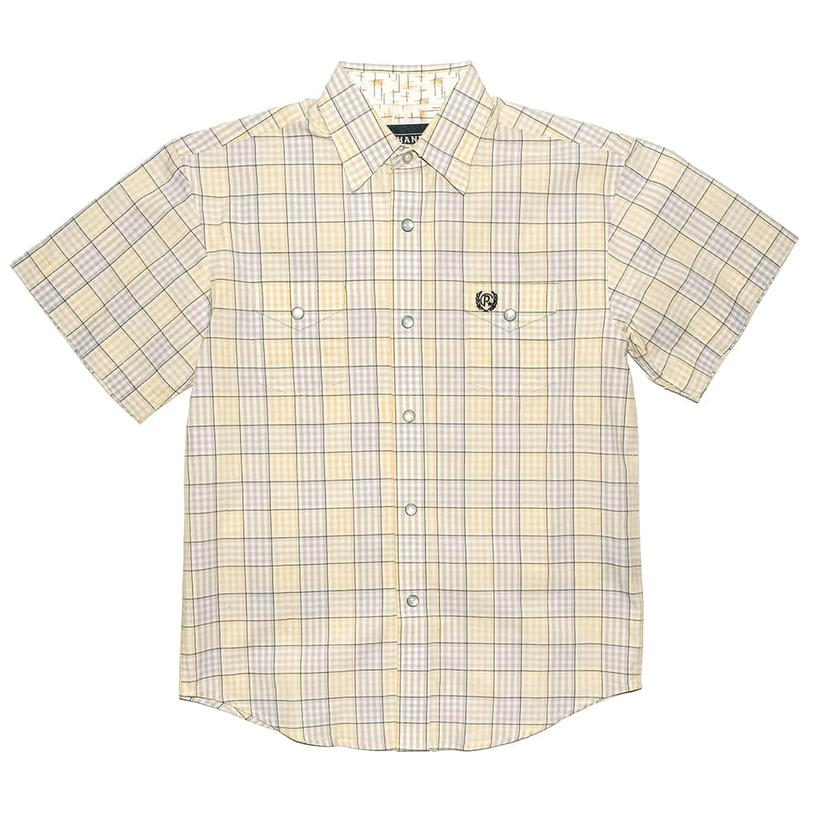 Panhandle Snap Sunshine Check Boy's Short Sleeve Shirt