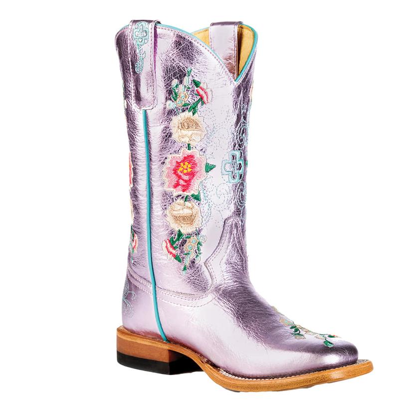 Macie Bean Pink Metallic Girl's Boots