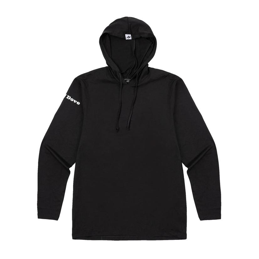 Two Dove Men's Scout Performance Black Hoodie