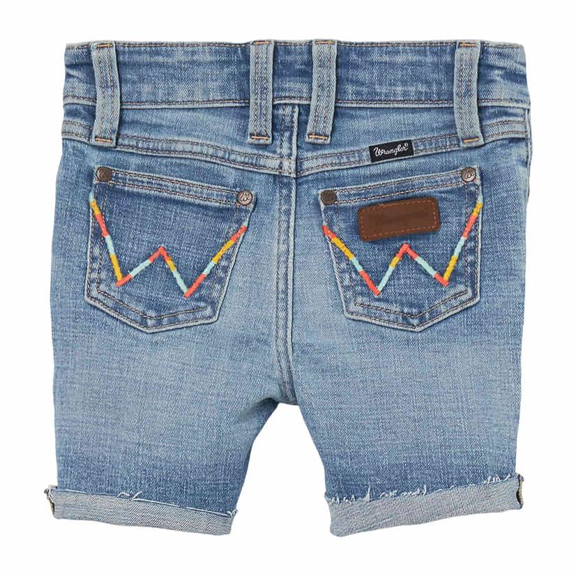 Wrangler Girls Blaine Blue Jean Shorts