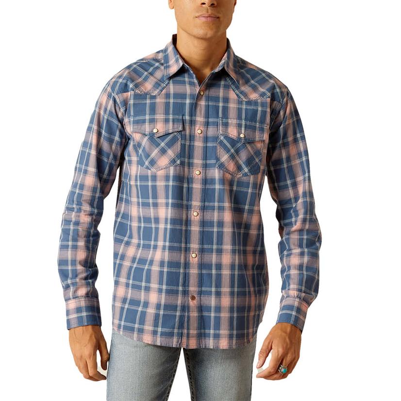 Ariat Muir Woods Trail Hershey Long Sleeve Buttondown Men's Shirt