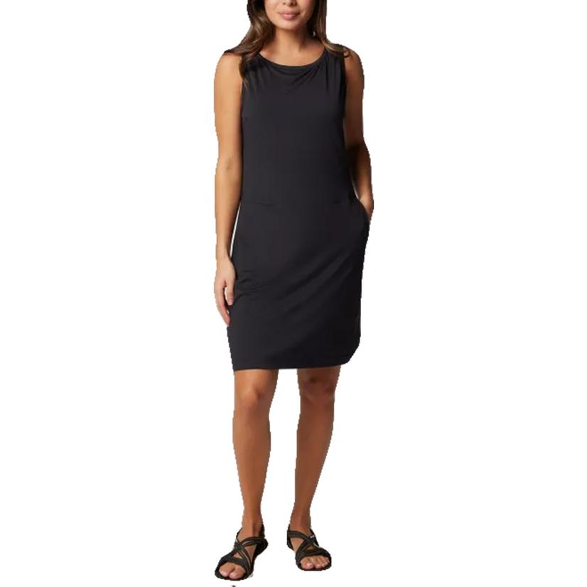 Columbia Chill River Black Printed Sleeveless Women's Dress