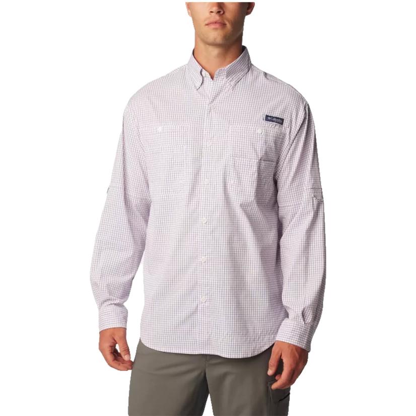 Columbia Super Tamiami Red Long Sleeve Men's Shirt