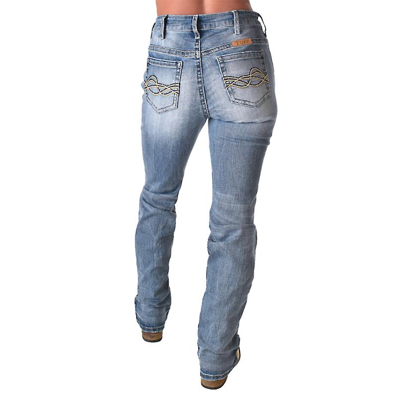 Cowgirl Tuff Denim Slay Natural Waist Boot Cut Women's Jean