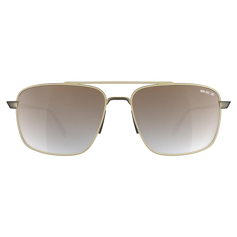 Bex Accel Gold/Brown Sunglasses