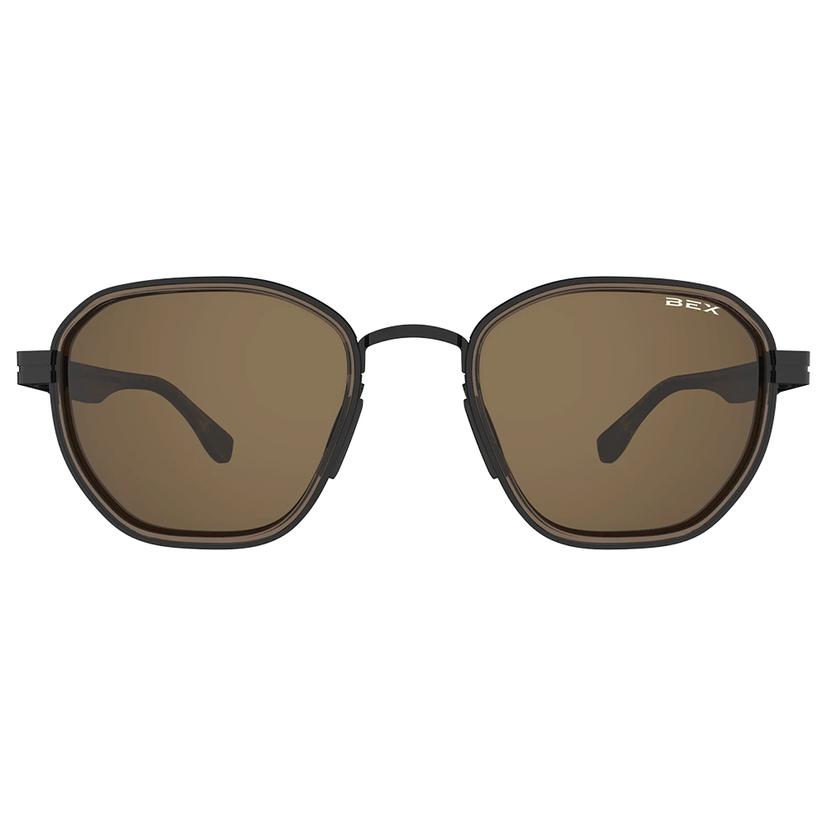 Bex Sable Matte Black/Brown Sunglasses