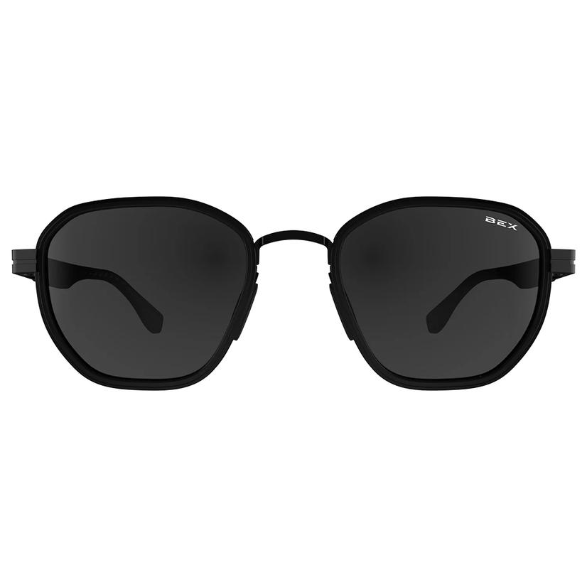 Bex Sable Matte Black And Gray Sunglasses